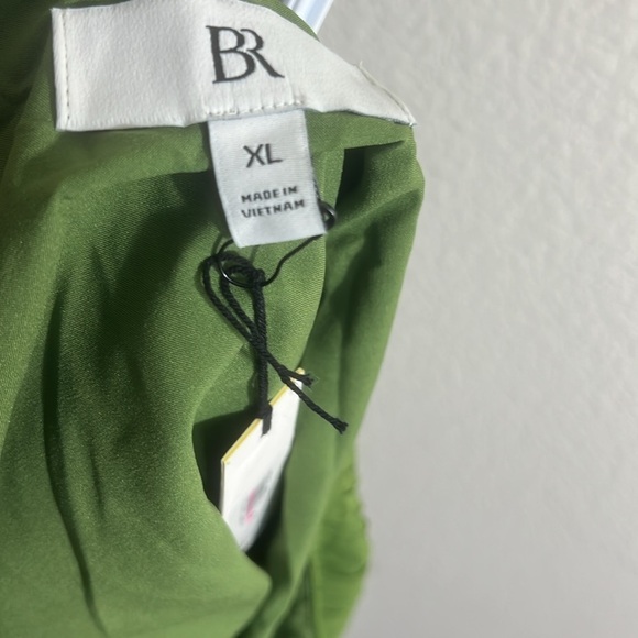 Banana Republic women’s Sz XL CRINKLE HALTER TOP vacation summer backless party - Picture 8 of 9